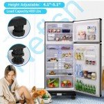 Adjustable Mini Fridge Stand with Strong Feet