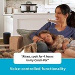 Crock-Pot 6 Quart Alexa Programmable Slow Cooker