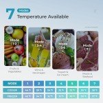 EUHOMY 4.4 Cu.Ft Mini Fridge with Freezer