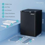 EUHOMY 4.4 Cu.Ft Mini Fridge with Freezer