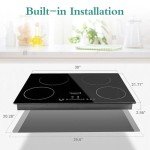 TRIFECTÉ 30" Electric Induction Cooktop with 4 Burners