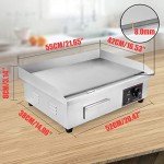 22" Commercial Electric Griddle for Restaurant Kitchens