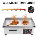 22" Commercial Electric Griddle for Restaurant Kitchens