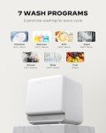 Silonn Portable Countertop Dishwasher with 6 Wash Programs