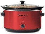 XL Jumbo Electric Slow Cooker - 8.5 Qt, Red