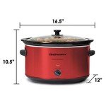 XL Jumbo Electric Slow Cooker - 8.5 Qt, Red