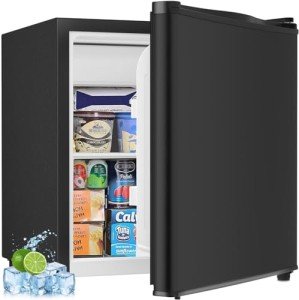 Kismile 1.6 Cu.ft Mini Fridge with Freezer