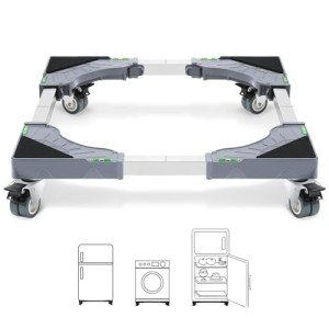 Weibida Adjustable Dolly Cart with Locking Wheels