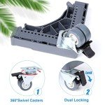 Weibida Adjustable Dolly Cart with Locking Wheels