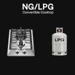 Empava 12" Gas Cooktop with 2 Sealed Burners