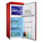 Galanz Retro 4.0 Cu.Ft Compact Refrigerator - Red