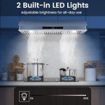 ARLIME 36" Stainless Steel Under Cabinet Range Hood