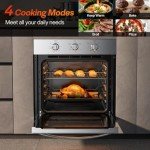 Empava 24-Inch Electric Wall Oven, Stainless Steel