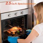 Empava 24-Inch Electric Wall Oven, Stainless Steel