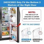 2 Pack Refrigerator Door Bin Shelf for Kenmore & Frigidaire