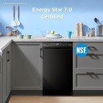 Midea Built-in Dishwasher with 8 Place Settings