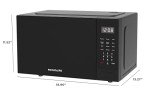 RCA 0.9-Cubic-Foot Black Microwave Oven