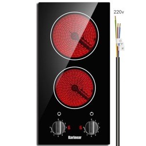 Karinear 2 Burner 12-Inch Electric Cooktop