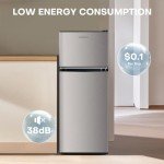 Upstreman 4.0 Cu.Ft. Mini Fridge with Freezer
