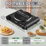 CUSIMAX 1500W Portable Electric Hot Plate
