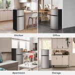 Upstreman 4.0 Cu.Ft. Mini Fridge with Freezer