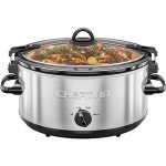 Chefman 6-Quart Slow Cooker with Locking Lid