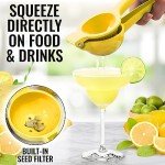Zulay Kitchen Handheld Lemon Squeezer Juicer