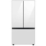 SAMSUNG 24 Cu. Ft. White Glass French Door Refrigerator