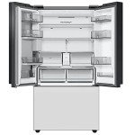 SAMSUNG 24 Cu. Ft. White Glass French Door Refrigerator