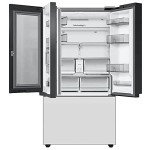 SAMSUNG 24 Cu. Ft. White Glass French Door Refrigerator