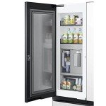 SAMSUNG 24 Cu. Ft. White Glass French Door Refrigerator