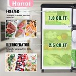 WANAI 3.5 Cu.ft Retro Mini Fridge & Freezer