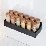 Magnetic Spice Rack Organizer for Refrigerators - 4 Pack
