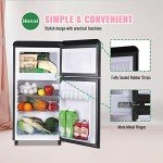 WANAI 3.5 Cu.ft Retro Mini Fridge & Freezer