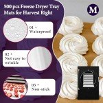 500 Parchment Paper Sheets for Freeze Dryer Medium Trays