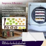 500 Parchment Paper Sheets for Freeze Dryer Medium Trays
