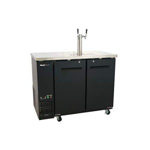 PEAKCOLD 2-Door Kegerator with Double Tap