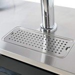 PEAKCOLD 2-Door Kegerator with Double Tap