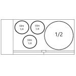 PEAKCOLD 2-Door Kegerator with Double Tap