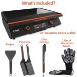 22 Inch Blackstone Electric Nonstick Griddle with Lid