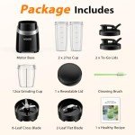 KOIOS 1000W Blender & Grinder with Portable Cups
