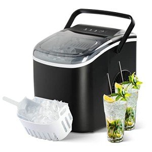 YSSOA Countertop Ice Maker - Quick 9 Cubes in 6 Mins