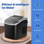 YSSOA Countertop Ice Maker - Quick 9 Cubes in 6 Mins