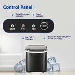 YSSOA Countertop Ice Maker - Quick 9 Cubes in 6 Mins
