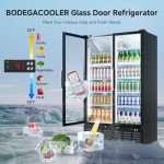 BODEGACOOLER 27 Cu.Ft. Glass Door Beverage Cooler