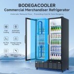 BODEGACOOLER 27 Cu.Ft. Glass Door Beverage Cooler