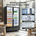 BODEGACOOLER 27 Cu.Ft. Glass Door Beverage Cooler