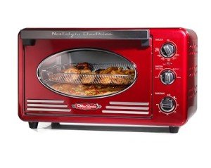 Nostalgia Retro 0.7 Cu. Ft. Toaster Oven - Red