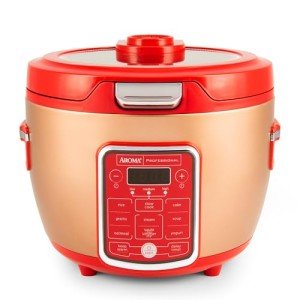 Aroma Professional Multi-Cooker with Glass Lid, 20 Cups