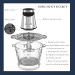 Electric Food Processor & Vegetable Chopper - 500W